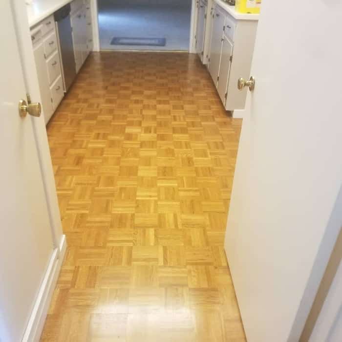 Hardwood Floor Cleaning Riverbank Room