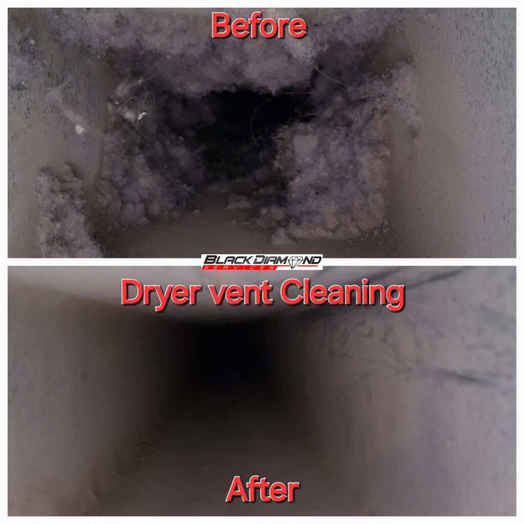 Dryer Vent Cleaning: The Home Maintenance Task That Could Save Your Life 2 Dryer Vent Cleaning Before/After